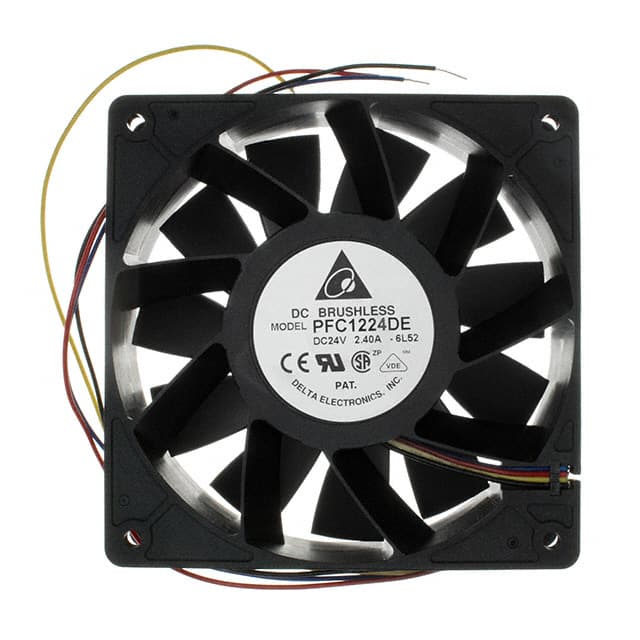 PFC1224DE-6L52 Delta Electronics                                                                    FAN AXIAL 120X38MM 24VDC WIRE