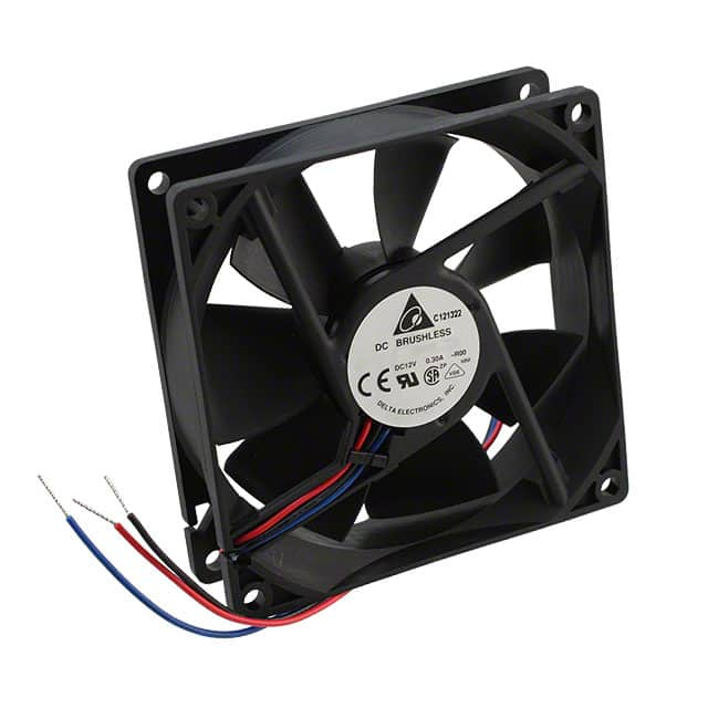 AFB0912H-R00 Delta Electronics                                                                    FAN AXIAL 92X25.4MM 12VDC WIRE