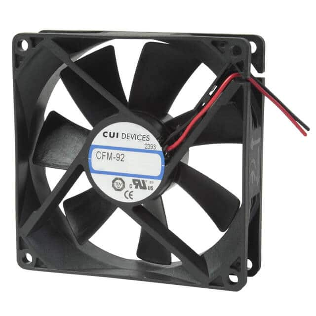 CFM-9225-23-10 CUI Inc.                                                                    DC AXIAL FAN, 92 MM SQUARE, 25 M