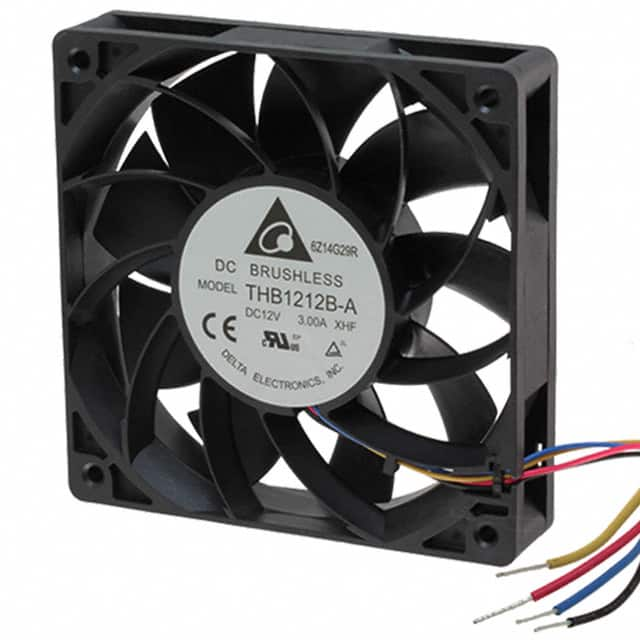 THB1212B-AXHF Delta Electronics                                                                    120X120X25MM 12V DC FAN W/PWM CO