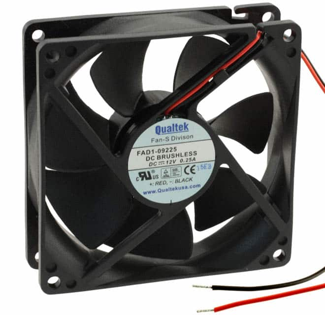 FAD1-09225CSAW11 Qualtek                                                                    FAN AXIAL 92.5X25MM 12VDC WIRE