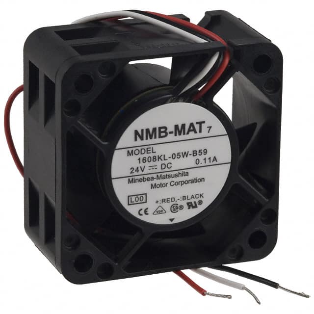 1608KL-05W-B59-L00 NMB Technologies Corporation                                                                    FAN AXIAL 40X20MM 24VDC WIRE