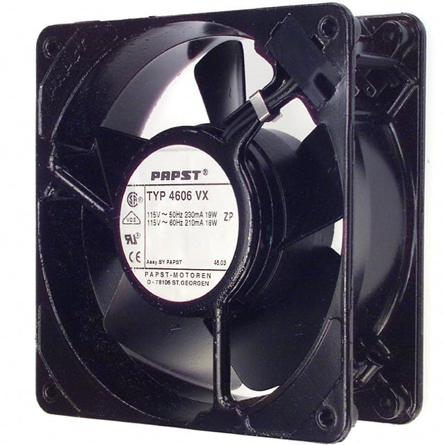 4606VX ebm-papst Inc.                                                                    FAN AXIAL 119X38MM 115VAC TERM