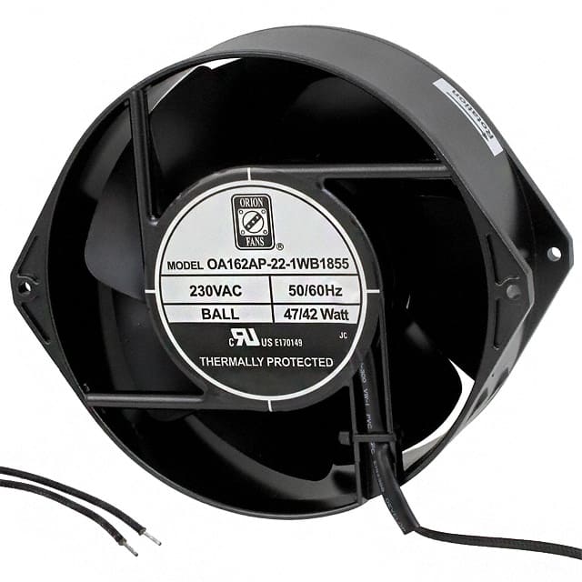 OA162AP-22-1WB1855 Orion Fans                                                                    FAN AXIAL 172X55MM 230VAC WIRE