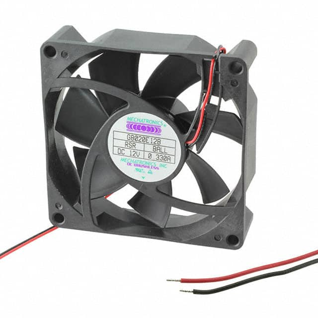 G8020E24B-RSR Mechatronics Fan Group                                                                    FAN AXIAL 80X20MM 24VDC