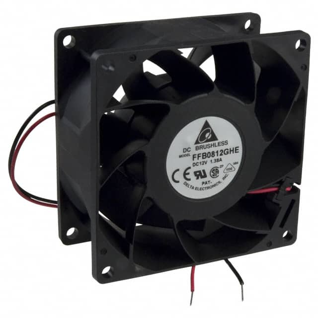 FFB0812GHE Delta Electronics                                                                    FAN AXIAL 80X38MM 12VDC WIRE