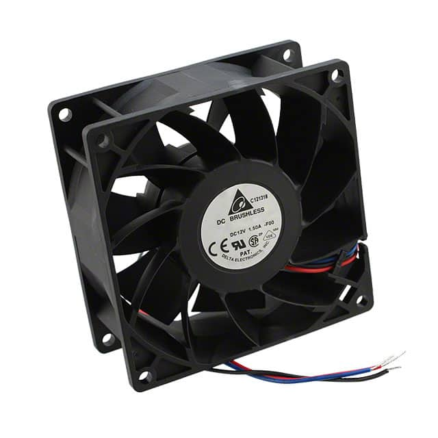 FFB0912EHE-F00 Delta Electronics                                                                    FAN AXIAL 92X38MM 12VDC WIRE