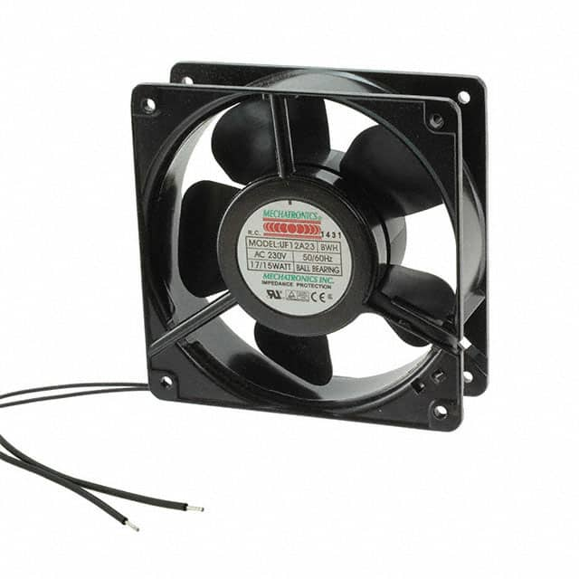 UF12A23-BWLR Mechatronics Fan Group                                                                    FAN AXIAL 120X38MM 230VAC WIRE