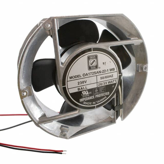 OA172SAN-22-1WB Orion Fans                                                                    FAN AXIAL 172X50.8MM 230VAC WIRE