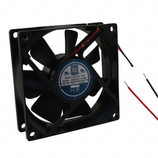 OD8025-12HSS Orion Fans                                                                    FAN AXIAL 80X25MM 12VDC WIRE