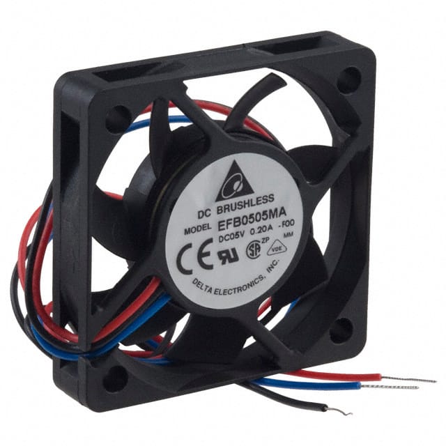 EFB0505MA-F00 Delta Electronics                                                                    FAN AXIAL 50X10MM BALL 5VDC WIRE