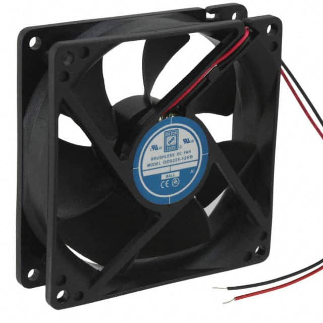 OD9225-12HSS Orion Fans                                                                    FAN AXIAL 92.5X25MM 12VDC WIRE