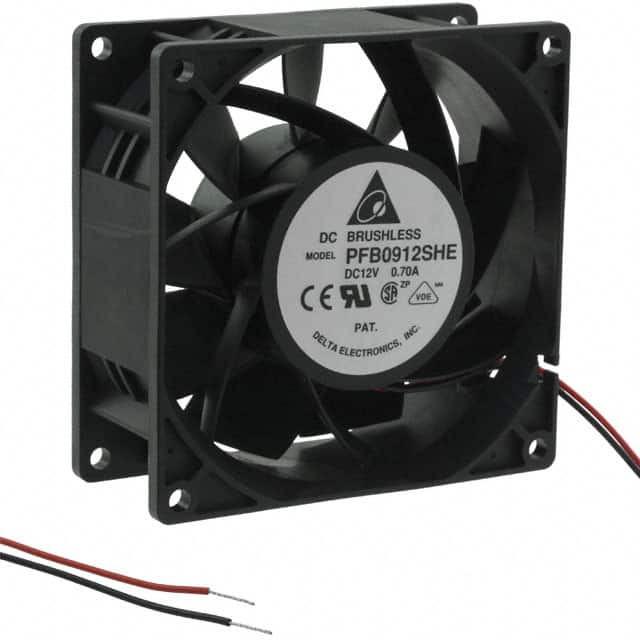 PFB0912SHE Delta Electronics                                                                    FAN AXIAL 92X38MM 12VDC WIRE