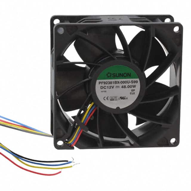 PF92381BX-000U-S99 Sunon Fans                                                                    FAN AXIAL 92X38MM 12VDC WIRE