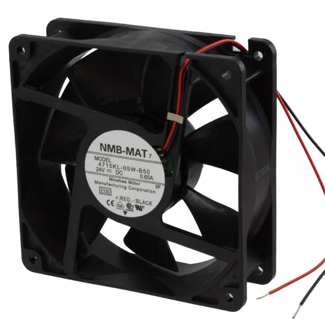 4715KL-05W-B50-E00 NMB Technologies Corporation                                                                    FAN AXIAL 119X38.4MM 24VDC WIRE