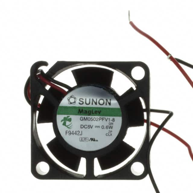 GM0502PFV1-8.GN Sunon Fans                                                                    FAN AXIAL 25X10MM VAPO 5VDC WIRE