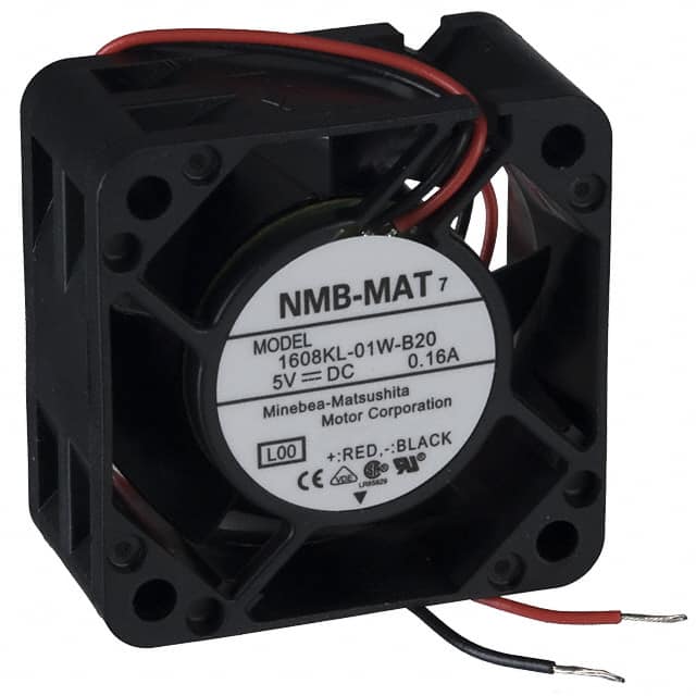 1608KL-01W-B20-L00 NMB Technologies Corporation                                                                    FAN AXIAL 40X20MM BALL 5VDC WIRE