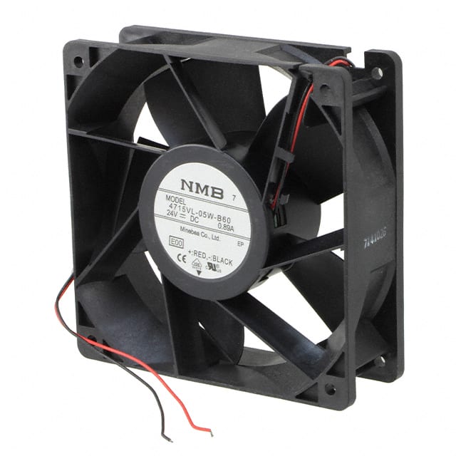 4715VL-05W-B60-E00 NMB Technologies Corporation                                                                    FAN AXIAL 120X38MM 24VDC WIRE