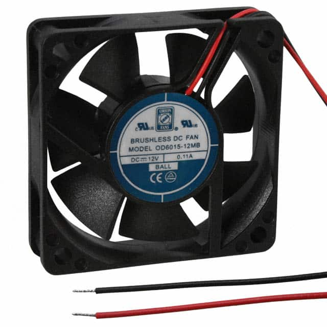 OD6015-12MB Orion Fans                                                                    FAN AXIAL 60X15MM 12VDC WIRE