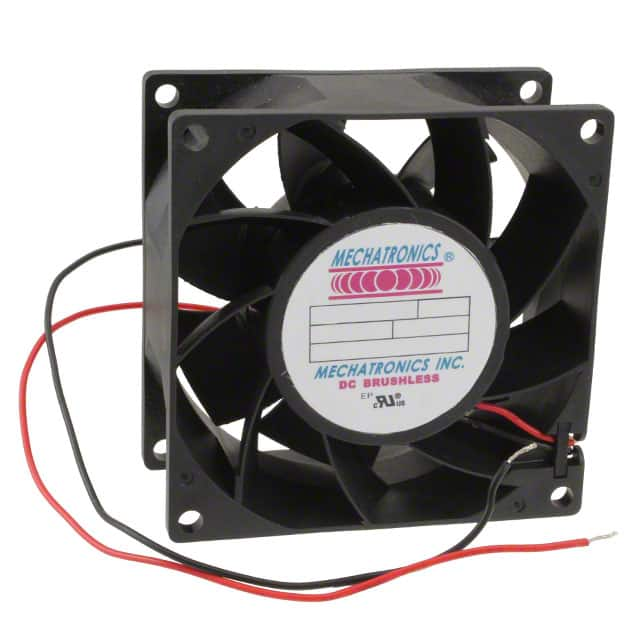 MQ8038E12B-FSR Mechatronics Fan Group                                                                    FAN AXIAL 80X38MM 12VDC