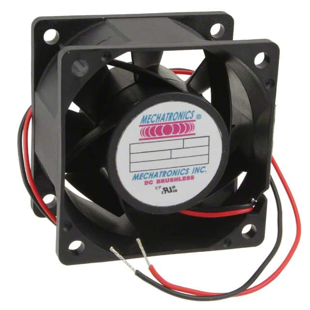 MQ6038E12B-FSR Mechatronics Fan Group                                                                    FAN AXIAL 60X38MM 12VDC