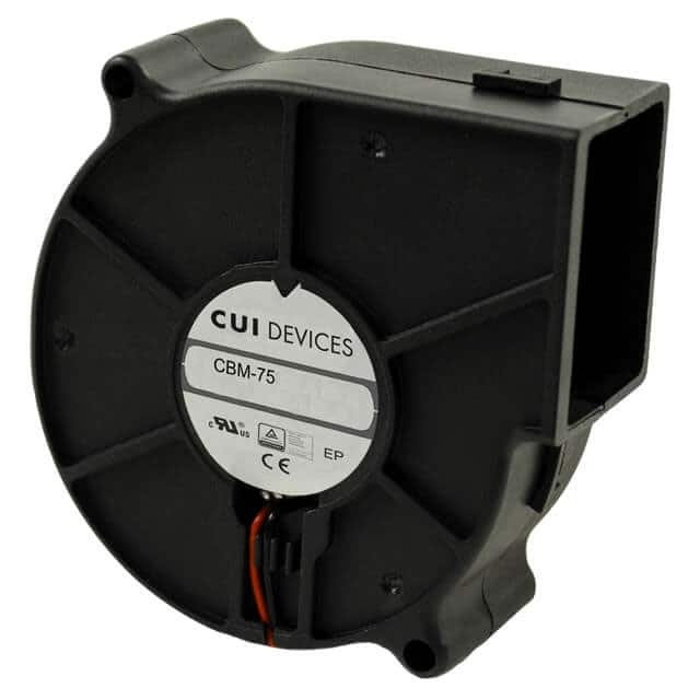 CBM-7530B-119 CUI Inc.                                                                    FAN BLOWER 75X30MM 12VDC WIRE