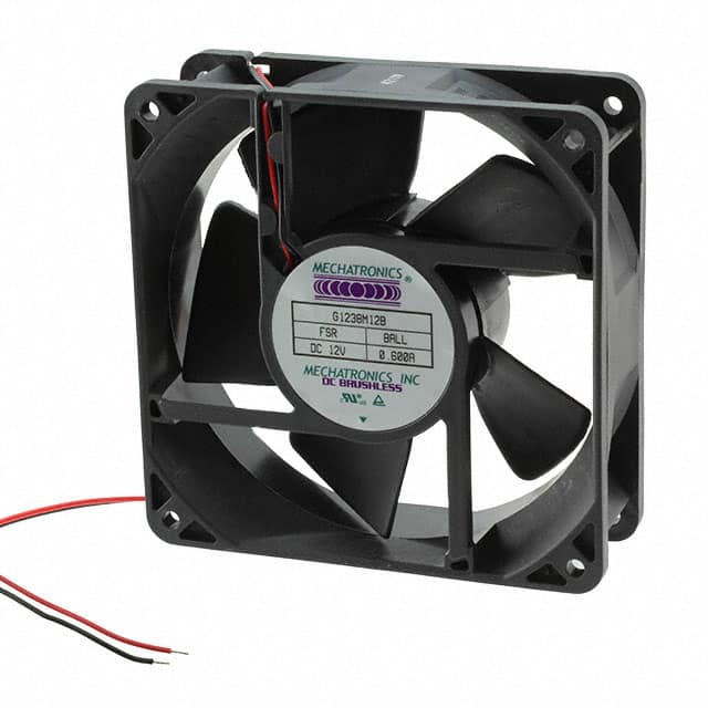 G1238H12B-FSR-EM Mechatronics Fan Group                                                                    FAN AXIAL 120X38MM IP57 12VDC