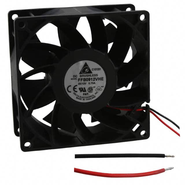 FFB0912EHE Delta Electronics                                                                    FAN AXIAL 92X38MM 12VDC WIRE