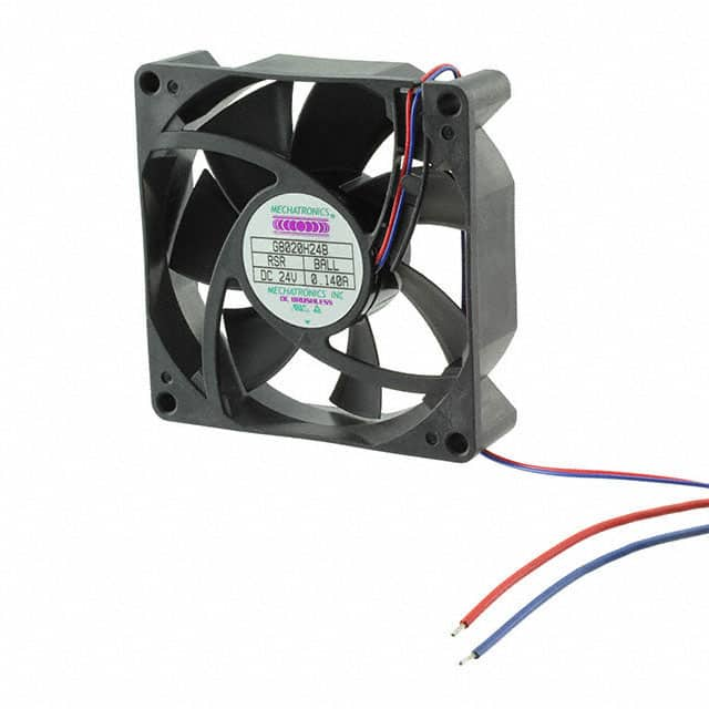 G8020L12B-RSR Mechatronics Fan Group                                                                    FAN AXIAL 80X20MM 12VDC