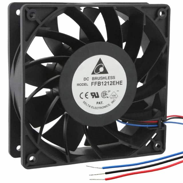 FFB1212EHE-F00 Delta Electronics                                                                    FAN AXIAL 120X38MM 12VDC WIRE