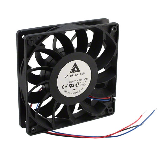 FFB1212HH-F00 Delta Electronics                                                                    FAN AXIAL 120X25.4MM 12VDC WIRE