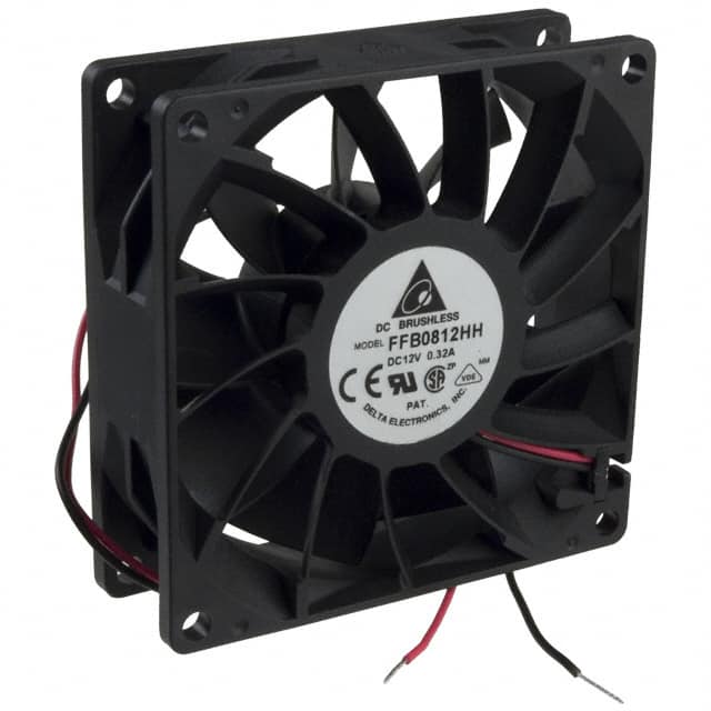 FFB0812HH Delta Electronics                                                                    FAN AXIAL 80X25.4MM 12VDC WIRE