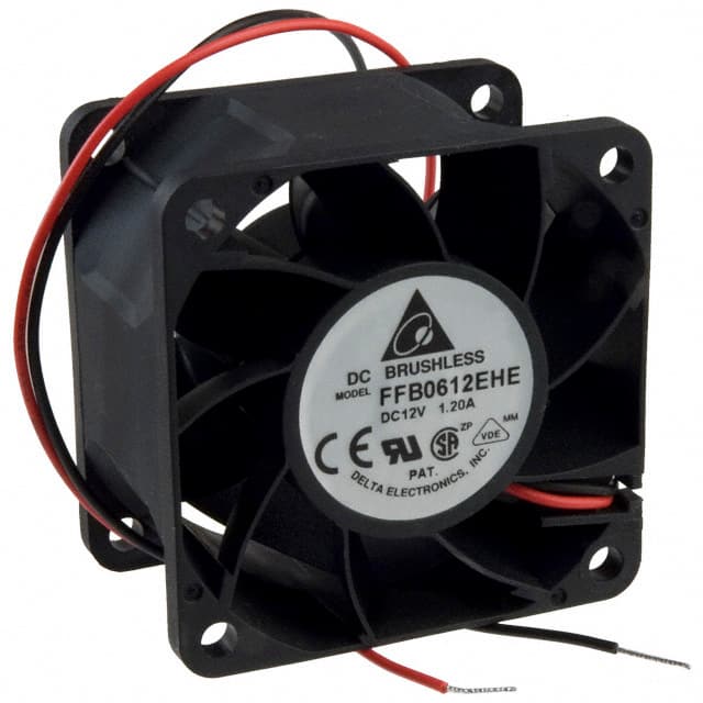 FFB0612VHE Delta Electronics                                                                    FAN AXIAL 60X38MM 12VDC WIRE