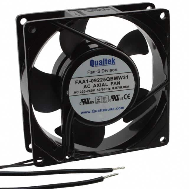 FAA1-09225QBMW31 Qualtek                                                                    FAN AXIAL 92X25MM 230VAC WIRE