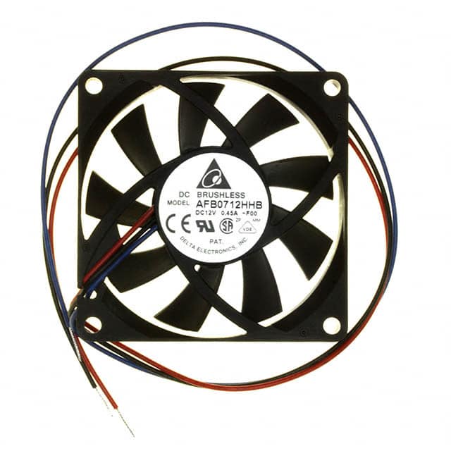 AFB0712HHB-F00 Delta Electronics                                                                    FAN AXIAL 70X15MM 12VDC WIRE