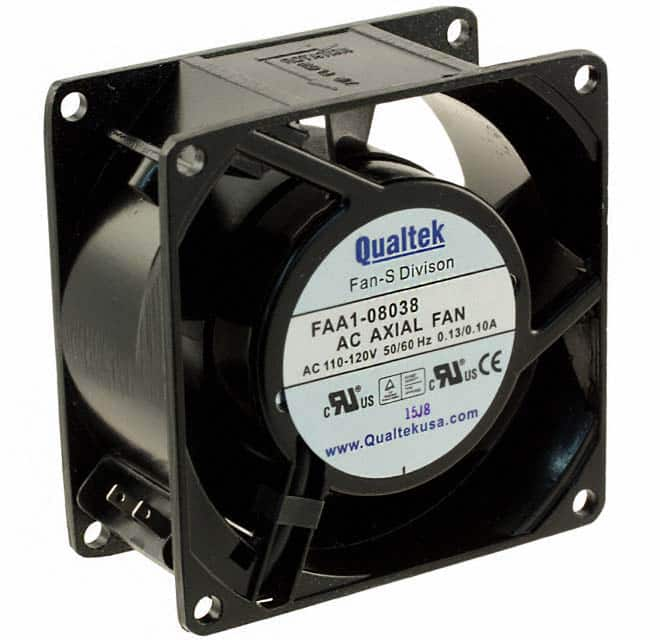 FAA1-08038QBMT31 Qualtek                                                                    FAN AXIAL 80X38MM 230VAC TERM