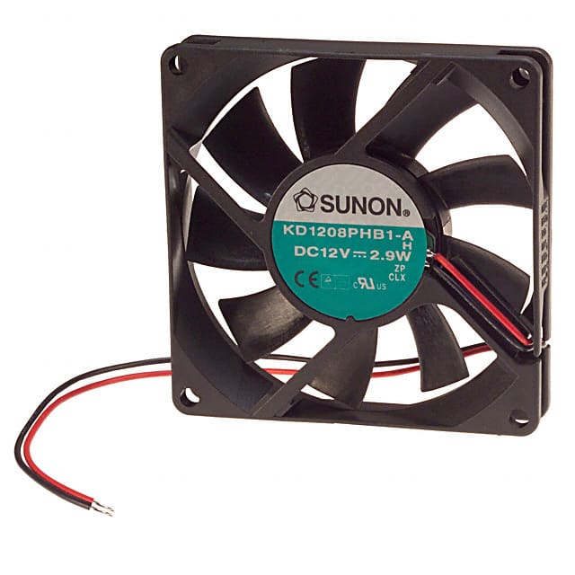 KD1208PHB1- A.H. Sunon Fans                                                                    FAN AXIAL 80X15MM 12VDC WIRE