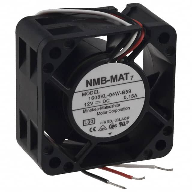 1608KL-04W-B59-L00 NMB Technologies Corporation                                                                    FAN AXIAL 40X20MM 12VDC WIRE