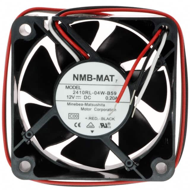 2410RL-04W-B59-C00 NMB Technologies Corporation                                                                    FAN AXIAL 60X25MM 12VDC WIRE