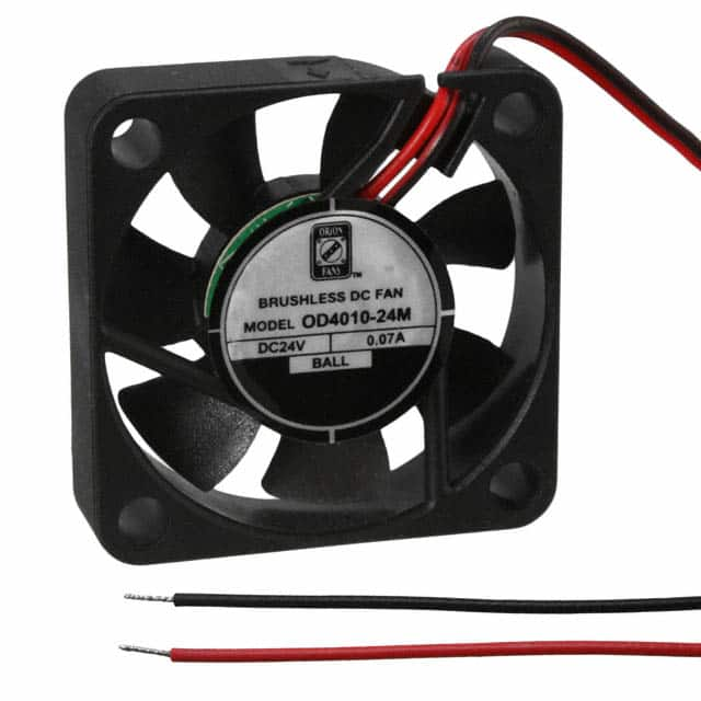 OD4010-24MB Orion Fans                                                                    FAN AXIAL 40X10.5MM 24VDC WIRE