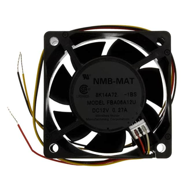 FBA06A12U1BS NMB Technologies Corporation                                                                    FAN AXIAL 60X25.5MM 12VDC WIRE