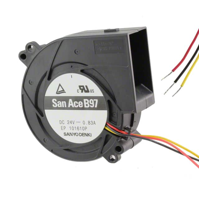 9BMB12F201 Sanyo Denki America Inc.                                                                    BLOWER 97X33MM 12VDCTACH