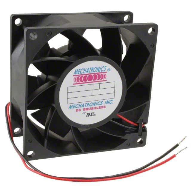 MQ8038E24B-FSR Mechatronics Fan Group                                                                    FAN AXIAL 80X38MM 24VDC