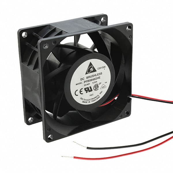 PFB0848GHE Delta Electronics                                                                    FAN AXIAL 80X38MM 48VDC WIRE