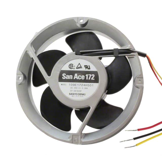 109E1724H501 Sanyo Denki America Inc.                                                                    FAN 172X51MM 24VDC RBLS TACH