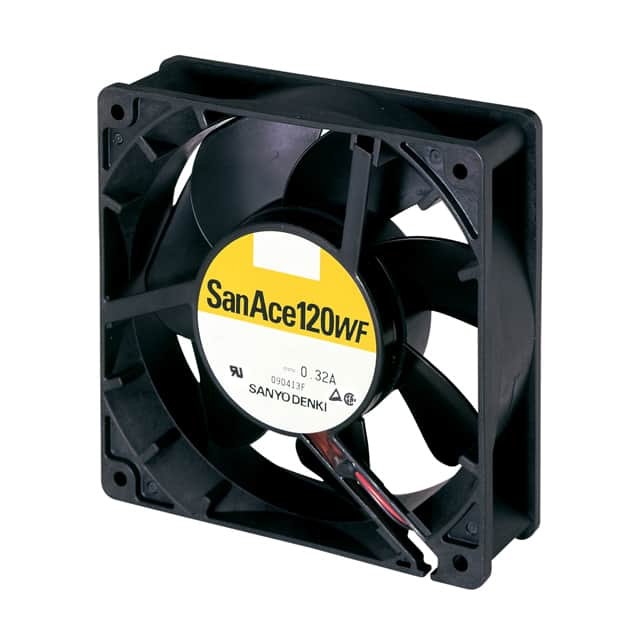 9WS1212H1011 Sanyo Denki America Inc.                                                                    FAN 120X38MM 12VDC IP54 RBLS