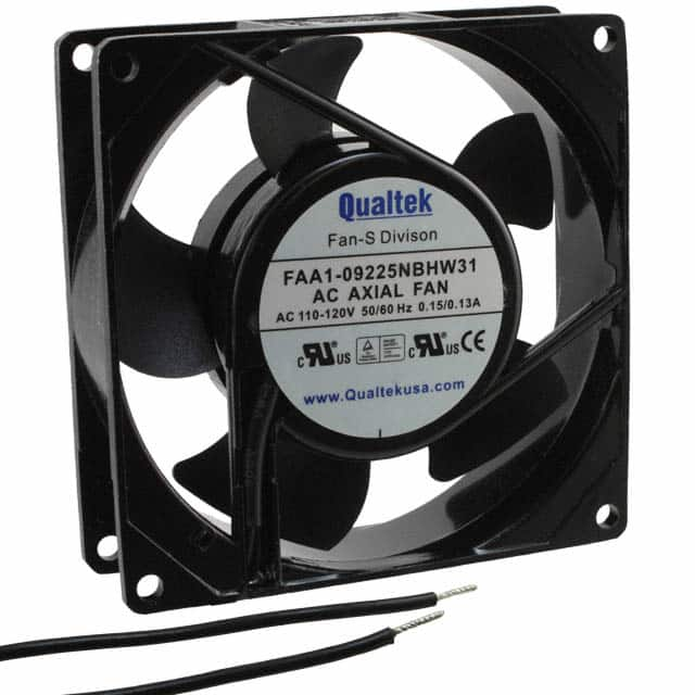 FAA1-09225NBHW31 Qualtek                                                                    FAN AXIAL 92X25MM 115VAC WIRE