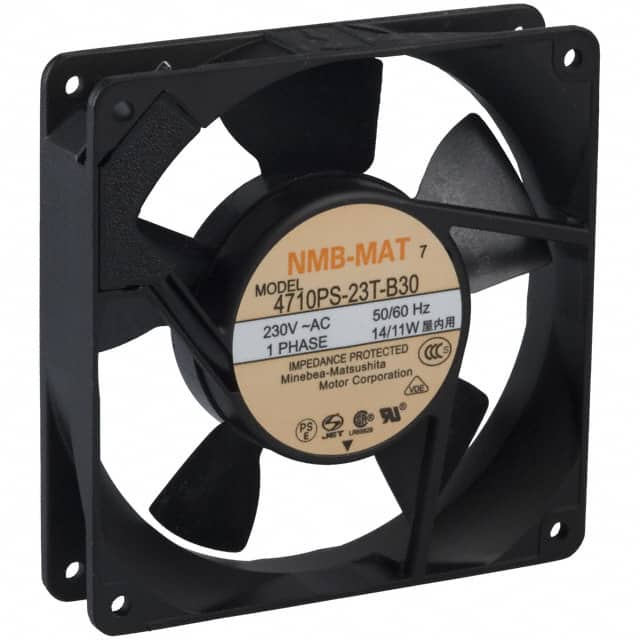 4710PS-23T-B30-A00 NMB Technologies Corporation                                                                    FAN AXIAL 119X25.5MM 230VAC TERM