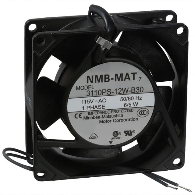 3110PS-12W-B30-A00 NMB Technologies Corporation                                                                    FAN AXIAL 80X25MM 115VAC WIRE