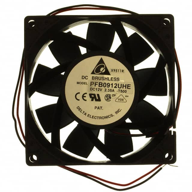 PFB0912UHE-T500 Delta Electronics                                                                    FAN AXIAL 92X38MM 12VDC WIRE